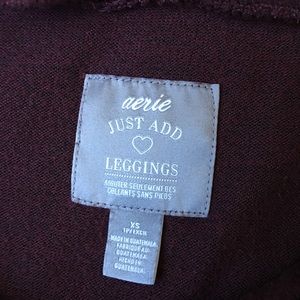 aerie Tops - Aerie Burgundy love leggings tunic XS cowl neck aerie Tops - Aerie Burgundy love leggings tunic XS cowl neck